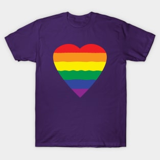 rainbow heart T-Shirt